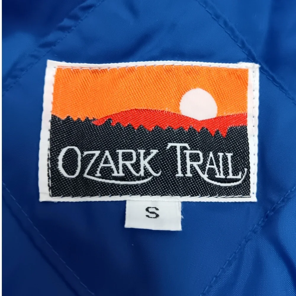 Ozark‎ Trail Royal Blue Puffer Vest Quilted Sleeveless Jacket Men's Medium